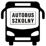 Obrazek autobusu z tekstem "autobus szkolny"