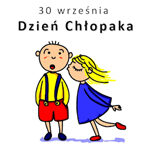 znaczek Dzień Chłopaka