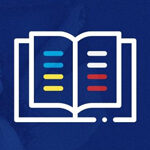 logo programu wsparcia eukacji dla Ukrainy, książka z flagami Ukrainy po lewej i Polski po prawej stronie.
